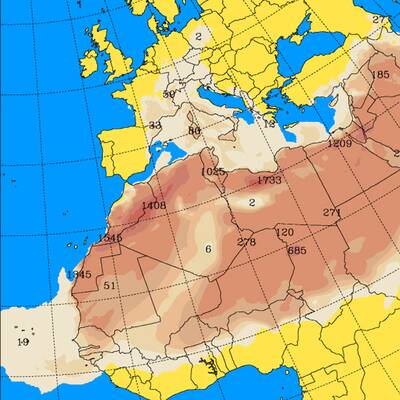 So kommen Tonnen an Sahara-Sand