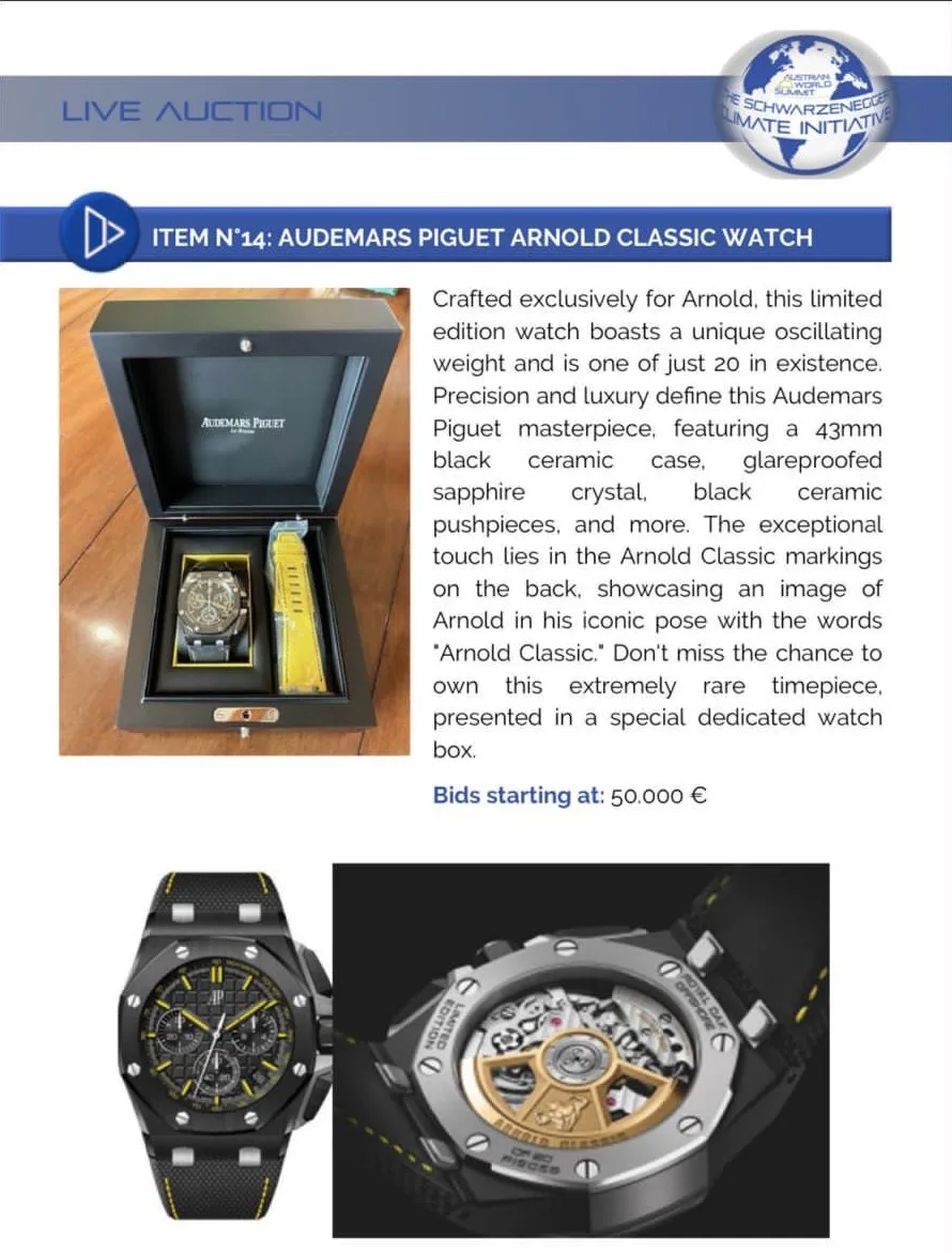 Diese Luxus Uhr brachte Schwarzenegger Zoll Zoff stars24