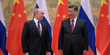 CNN - Putin und Xi Jinping beim Treffen vom vom 04.Februar 2022