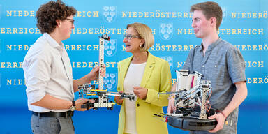 Mikl-Leitner traf weltbesten Robotik-Nachwuchs