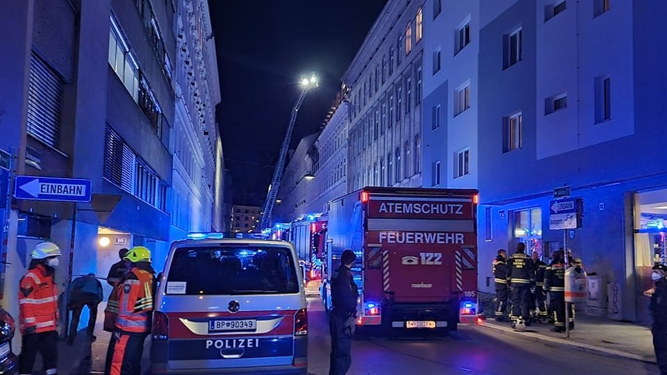 Ein Toter bei Wohnungsbrand in Wien-Margareten