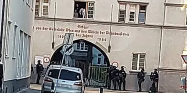 Polizei-Großeinsatz in Wien-Simmering