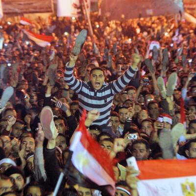 Demonstranten bleiben am Tahrir-Platz