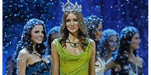Wahl der Miss Russland im Schneegestöber