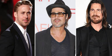 Brad Pitt, Ryan Gosling, Christian Bale