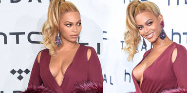 Beyoncé zeigt Mega-Dekolleté