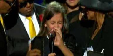 Jacksons Tochter rührt zu Tränen