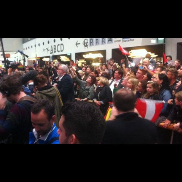 So jubelnd wurde Conchita Wurst empfangen