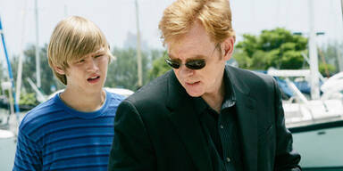 Evan Ellingson und David Caruso in CSI: Miami