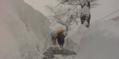 53 Tote: Heftige Schneefälle in Japan