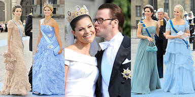 3 Royale Pracht Kleider Roben der Schweden Hochzeit Style-Check