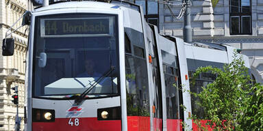 Straßenbahn in Wien beschossen