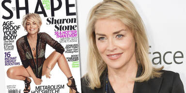 Sharon Stone: Bikinicover für Shape