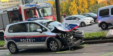 Unfall Polizeiauto