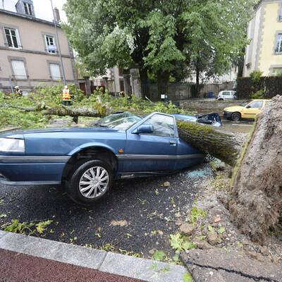 Furchtbares Unwetter in Frankreich