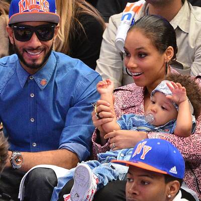 Alicia Keys: Mit Sohn & Mann bei Knicks-Spiel