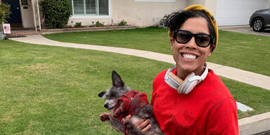 Frau zerrte Hund mit Elektroroller nach