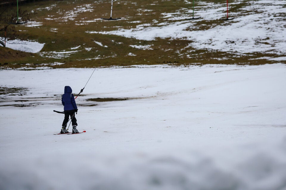 Tauwetter in sächsischen Skigebieten