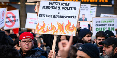 Demo gegen Koranverbrennung in Hamburg