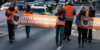 Protestmarsch «Letzte Generation» in Göttingen