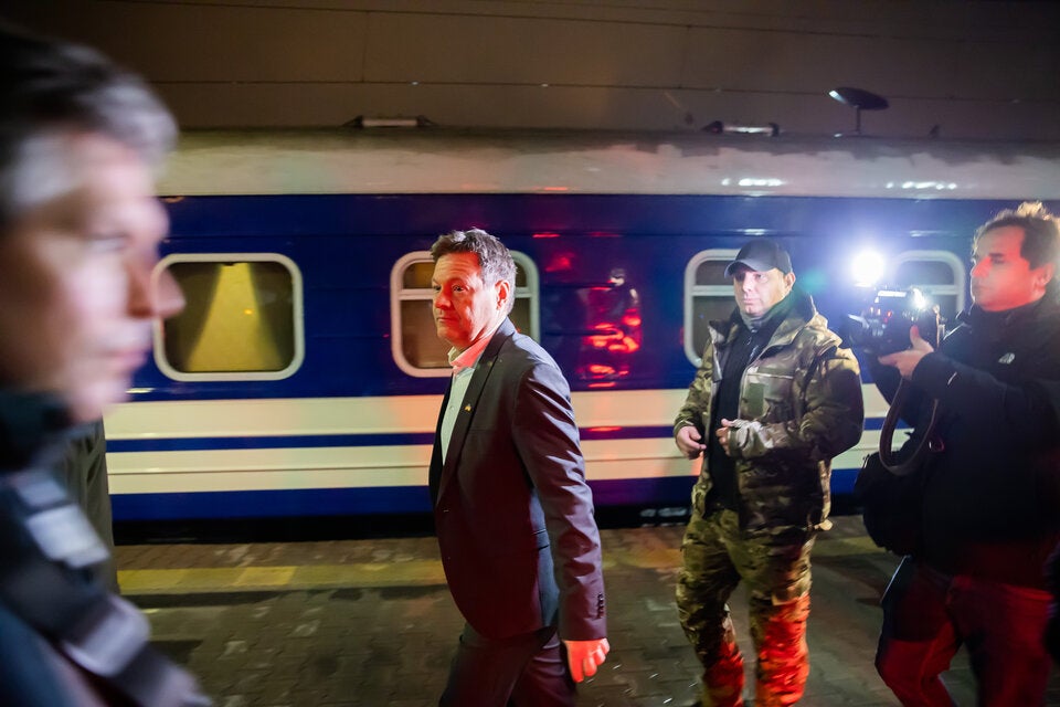 Vizekanzler Habeck in der Ukraine