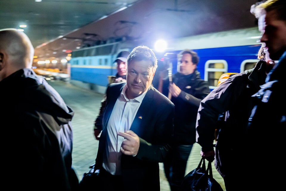 Vizekanzler Habeck in der Ukraine
