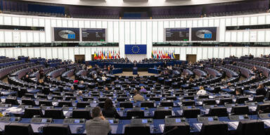 Sitzung des Europaparlaments in Straßburg