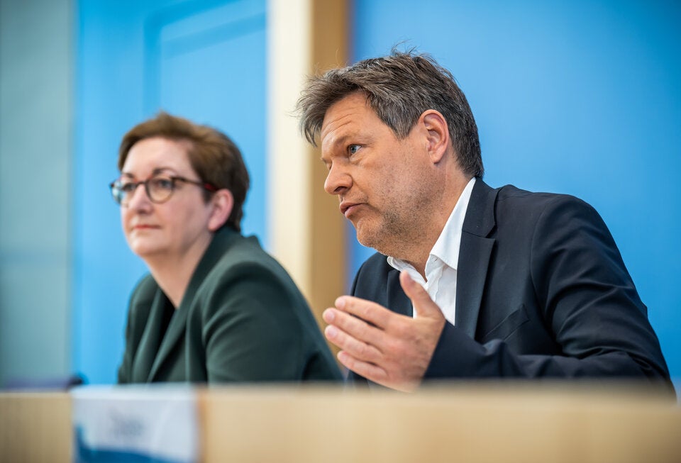 Pressekonferenz zum Gebäudeenergiegesetz