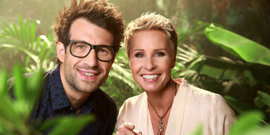 Sonja Zietlow & Daniel Hartwich im Dschungelcamp