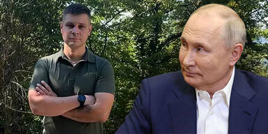 Ex-Kreml-Bodyguard Vitaly Brizhaty und Wladimir Putin