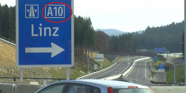 Asfinag-Panne: A10 statt S10 plakatiert