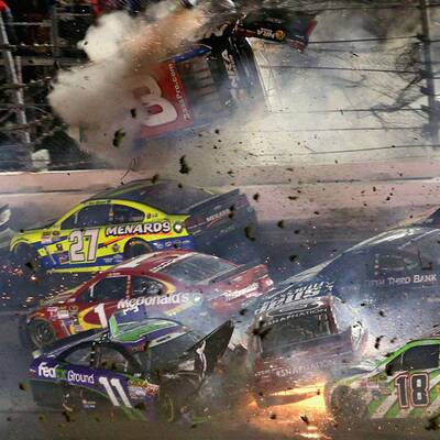 NASCAR: Die Bilder zum Horror-Crash 