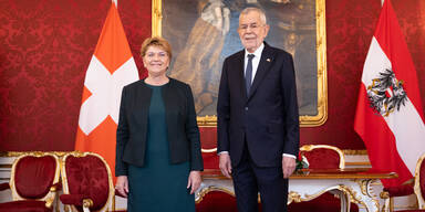 Van der Bellen empfing Schweizer Bundespräsidentin