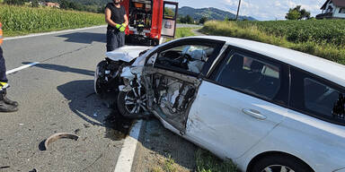 Zwei Autos kollidierten: Sechs Verletzte in der Weststeiermark