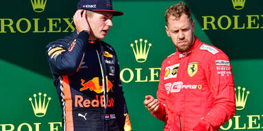 Verstappen und Vettel