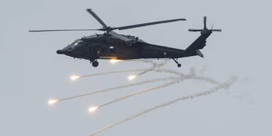 S-70 Blackhawk Hubschrauber der Luftstreitkräfte des Österreichischen Bundesheers