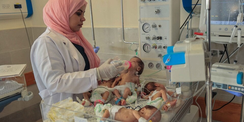 Babys in Gaza