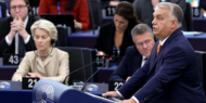 Wilder Schlagabtausch bei Orbán-Rede im EU-Parlament