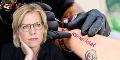Shitstorm für Ministerin Gewessler wegen Klima-Tattoos
