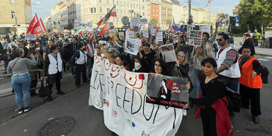 Tausende bei Iran-Demo in Wien