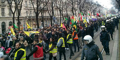 Wien: Kurden-Demo sorgt heute für Chaos