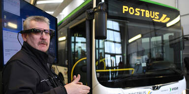 ÖBB setzen auf Hightech-Brillen bei technischer Bus-Abnahme