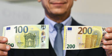 Die neuen 100- und 200-Euro-Scheine