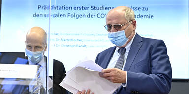IHS-Direktor Martin Kocher, WIFO-Leiter Christoph Badelt