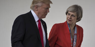 Theresa May und Donald Trump