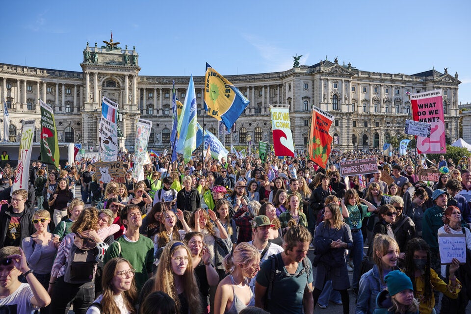 Klima-Streik sorgt für Verkehrs-Chaos in Wien