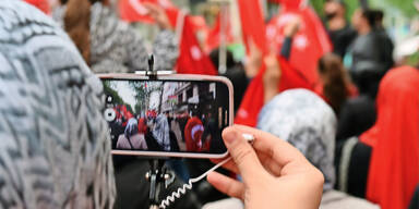 Türkei Türken Wien Demonstration