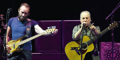 Paul Simon und Sting in der Wiener Stadthalle