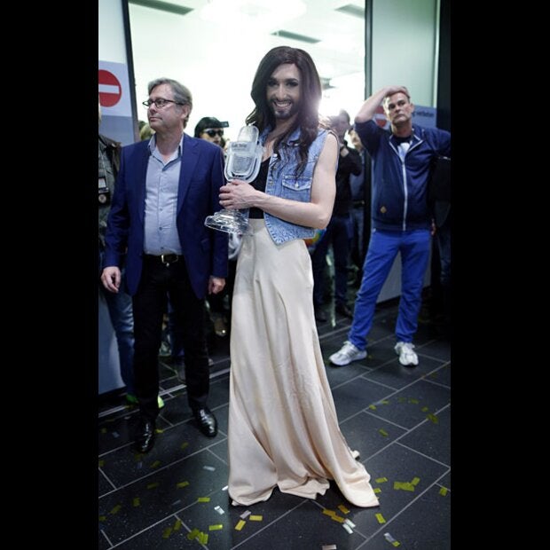 So jubelnd wurde Conchita Wurst empfangen