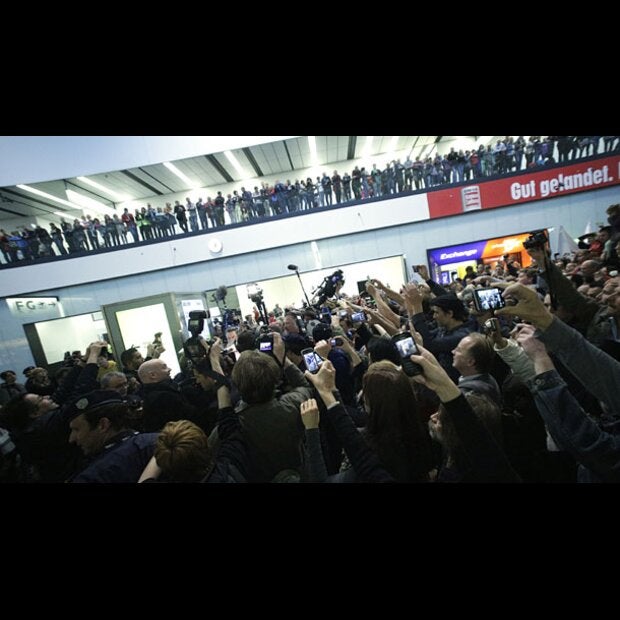 So jubelnd wurde Conchita Wurst empfangen